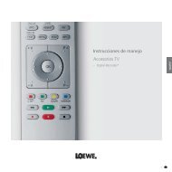 Instrucciones de manejo Accesorios TV - Loewe
