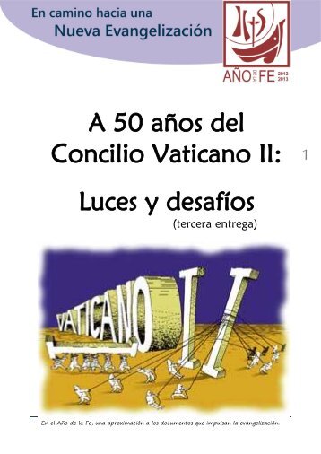 A 50 años del Concilio Vaticano II: Luces y desafíos - Salesianos ...