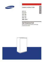 Samsung SRG-148 User Guide Manual PDF - Fridge Freezer Manual
