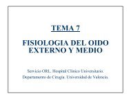 TEMA 7 FISIOLOGIA DEL OIDO EXTERNO Y MEDIO