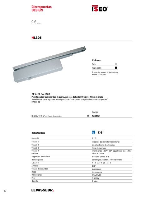 Catalogo - Iseo Ibérica
