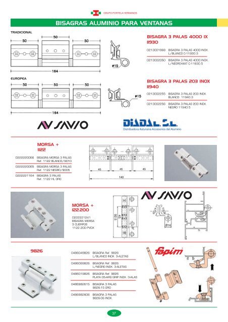 Catalogo de productos - Grupo Portela Hermanos