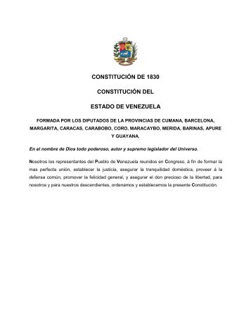 1830 Constitucion - Antiescualidos