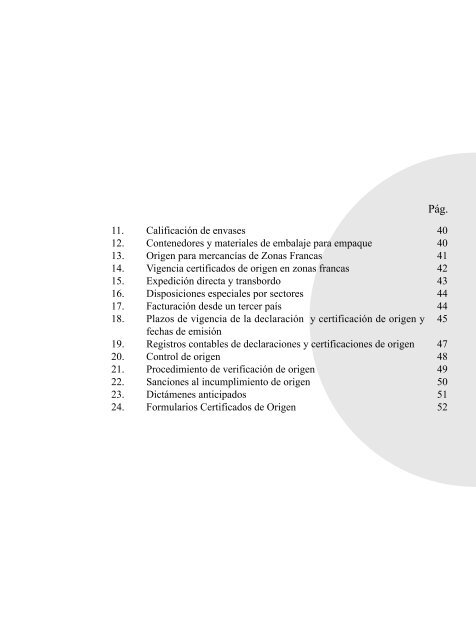 Manual para la Aplicación de las Preferencias Arancelarias según ...