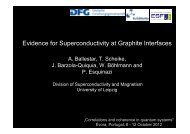 Evidence for Superconductivity at Graphite Interfaces