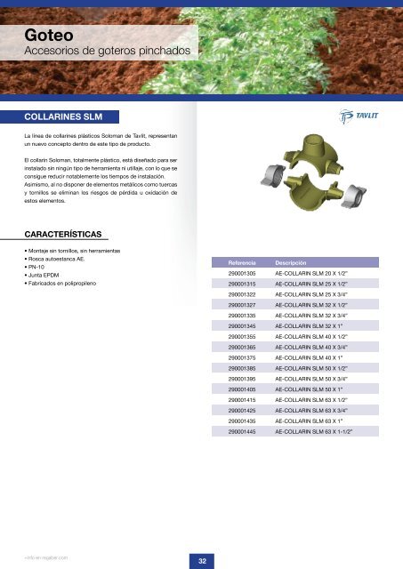 Catálogo de productos Regaber - TuRiego.es