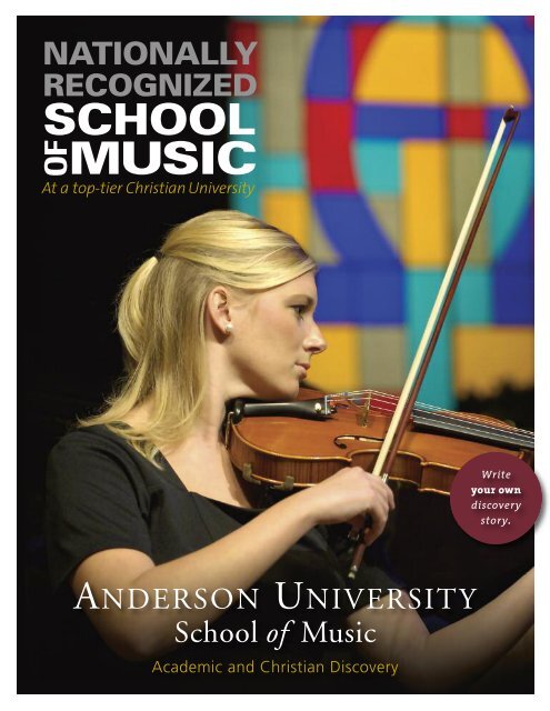 SOM Viewbook [PDF] - Anderson University