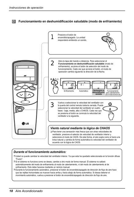 Aire Acondicionado Manual del usuario - LG Electronics