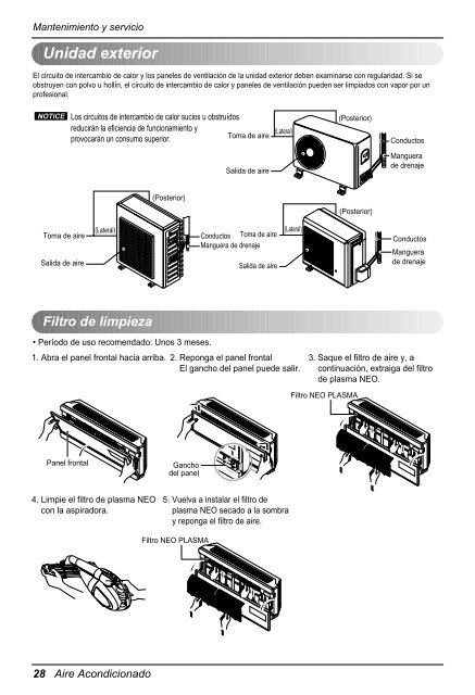 Aire Acondicionado Manual del usuario - LG Electronics