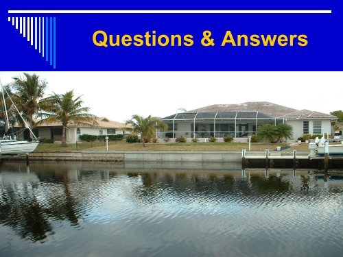 Overview of Canal Maintenance Ordinances - City of Punta Gorda