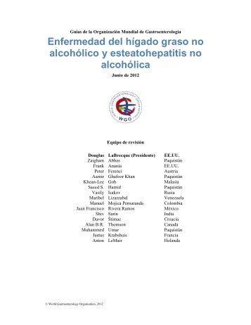 Enfermedad del hígado graso no alcohólico y esteatohepatitis no ...