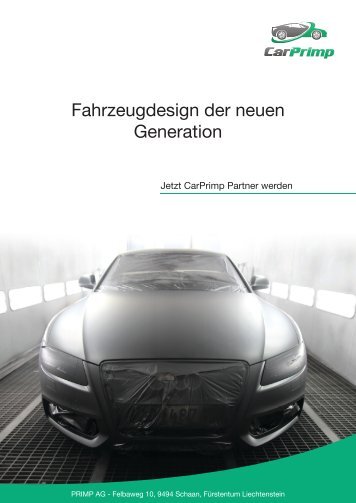 Fahrzeugdesign der neuen Generation - werde CarPrimp Partner EUR