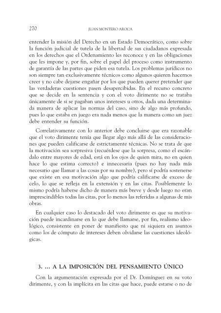 La ideología de los Jueces y el caso concreto. Por alusiones, pido la ...