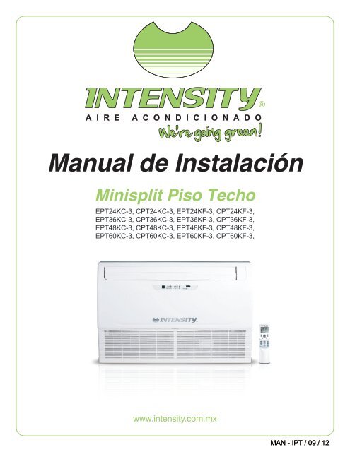 PISO TECHO Manual de instalación - climas | aire acondicionado