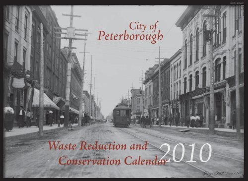 Waste Reduction And Conservation Calendar City Of Peterborough