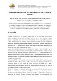 Poda verde como alternativa para aumento da frutificação em pereira