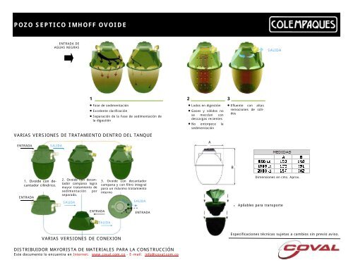 man colempaques pozo septico imhoff ovoide - Coval.com.co