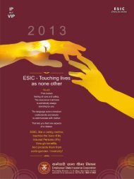 ESIC - Touching lives - Employees' State Insurance Corporation