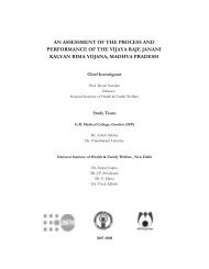 an assessment of the process and performance of the vijaya raje ...