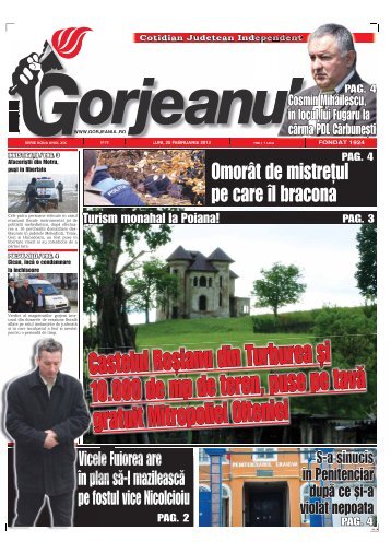 Castelul Roşianu din Turburea şi 10.000 de mp de teren, puse pe ...