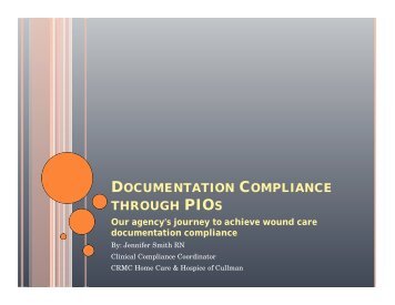 documentation compliance through pios - Suncoast Solutions