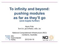 To infinity and beyond: pushing modules as far as they'll go