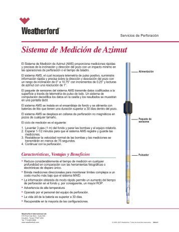 Sistema de Medición de Azimut - Weatherford International