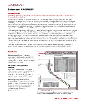 Software PROFILE™ - Halliburton