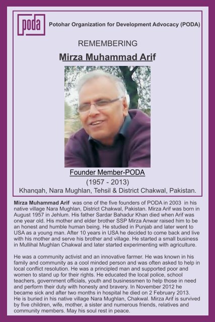 Mirza Arif Broucher Shahzad.cdr - Potohar Organization for ...