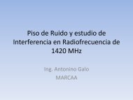 Piso de Ruido y estudio de Interferencia en Radiofrecuencia ... - faces