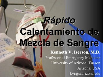 R á pido pido Calentamiento de Mezcla de Sangre Mezcla de Sangre