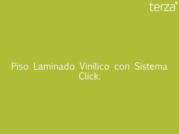 Piso Laminado Vinílico con Sistema Click. - Ferdelar