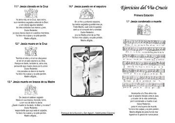 Ejercicios del Vía-Crucis - parroquia de Valdefuentes