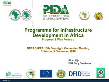 Study on Programme for Infrastructure Development in Africa PIDA