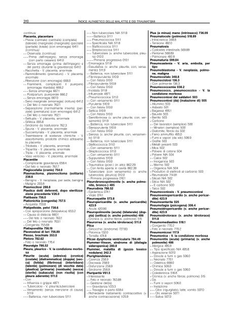 malattie, lettere N-R - Ministero della Salute