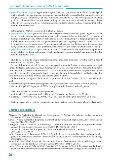 Allergie e reazioni avverse in Odontostomatologia - Associazione ...