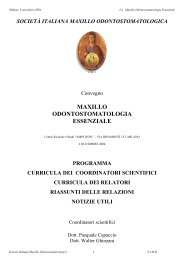 MAXILLO ODONTOSTOMATOLOGIA ESSENZIALE - Simo