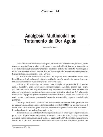 124 - Analgesia Multimodal no Tratamento da Dor Aguda.pmd