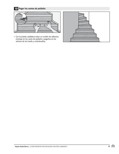 ¿cómo revestir? una escalera con piso laminado - Hágalo Usted ...