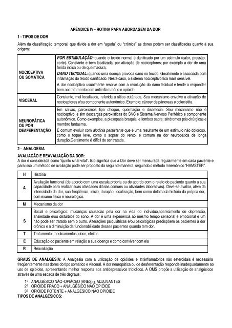 A dor neuropática causada como é