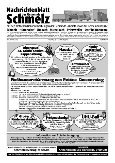 Nr. 05/2010 - Gemeinde Schmelz