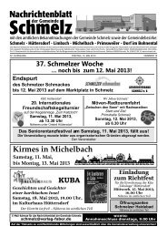 19/2013 - 10.05.2013 - Gemeinde Schmelz