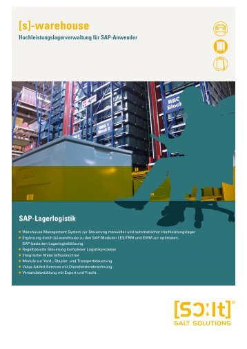 [s]-warehouse - SALT Solutions GmbH