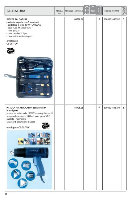 catalogo oliatori aerografi saldatura protezione - ORECA NEW Spa