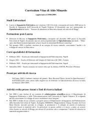 Curriculum Vitae di Aldo Minardo