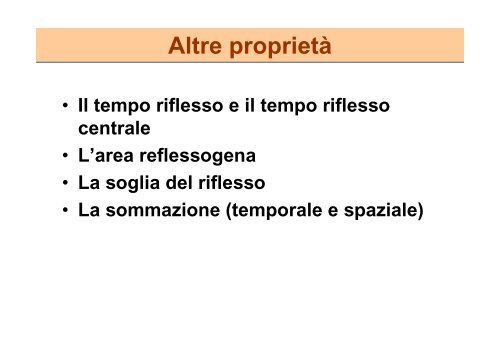 Basi anatomiche dei riflessi propriocettivi e coattivazione alfa-gamma