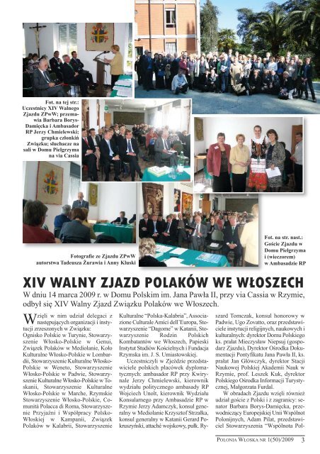 PW (50)1 2009 - Związek Polaków we Włoszech