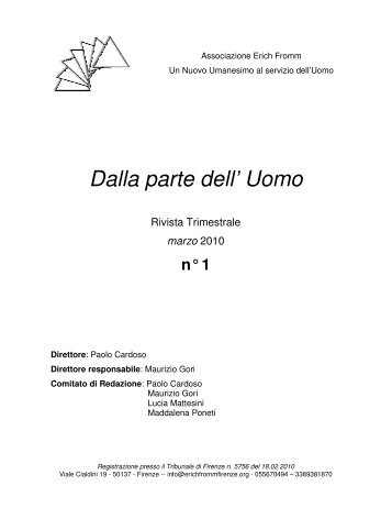 Dalla parte dell' Uomo - Associazione Erich Fromm