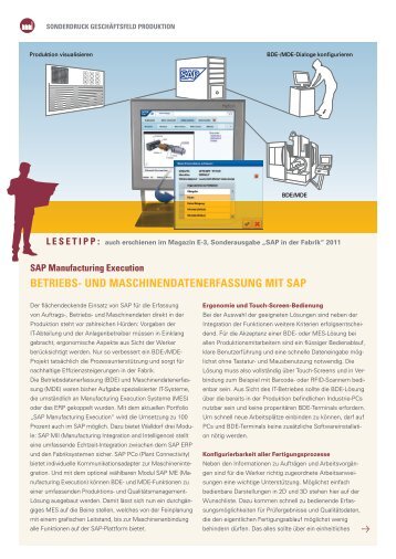 Betriebs- und Maschinendatenerfassung mit SAP - SALT Solutions ...