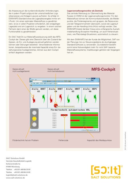 im SAP EWM - SALT Solutions GmbH